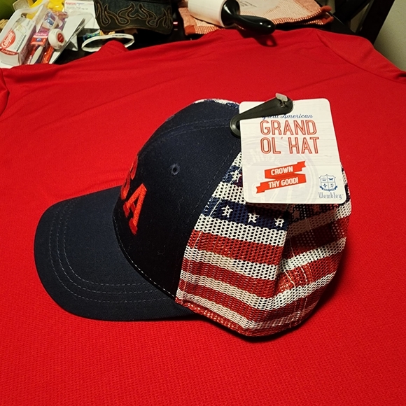 Wembly USA American Flag Hat - Picture 5 of 7